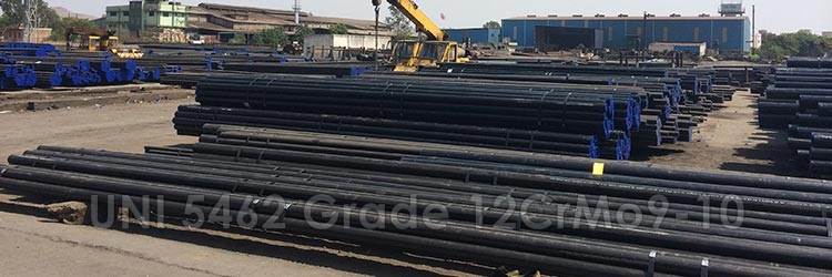 UNI 5462 Grade 12CrMo9-10 Carbon Steel Seamless Tubes